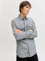 JACK & JONES JJE Sheridan – koszula męska casual z długim rękawem, niebieska