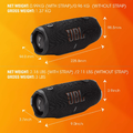 JBL Charge 6 – głośnik Bluetooth wodoodporny, czarny – zdjęcie 3