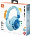JBL Junior 470NC – słuchawki dla dzieci z ANC i limitem 85 dB, niebieskie