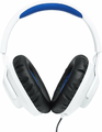 JBL Quantum 100P Console – przewodowy zestaw słuchawkowy do PlayStation, biało-niebieski