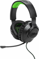 JBL Quantum 100X Console – przewodowy zestaw słuchawkowy do gier Xbox, czarno-zielony