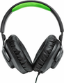 JBL Quantum 100X Console – przewodowy zestaw słuchawkowy do gier Xbox, czarno-zielony
