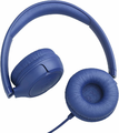 JBL Tune 530 – przewodowe słuchawki nauszne jack 3,5 mm z mikrofonem, niebieskie