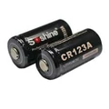 Jednorazowa bateria Soshine CR123A 3.0V 1600mAh 2 sztuki widok z tyłu