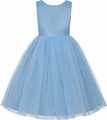 JerrisApparel UM2680 – sukienka dziewczęca na uroczystości, dusty blue