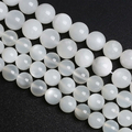 jiejinyu CMC3-10 – koraliki z białego kamienia księżycowego AAA 10 mm, 36 szt.