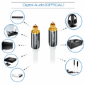 Kabel optyczny Toslink deleyCON 10m - cyfrowy S/PDIF do kina domowego – zdjęcie 7