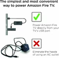 Kabel zasilający Fire TV Mission Cables MC45 widok funkcji