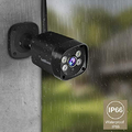 Kamera bezpieczeństw SriHome SH035 1296P FHD CCTV WiFi widok z boku.