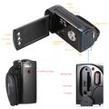 Kamera cyfrowa HD 720P 12MP SnnCoup D3356 LCD 2.7' widok z opisem