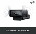 Kamera internetowa Logitech Webcam C920 FHD widok audio