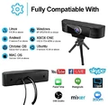 Kamera internetowa SriHome SH037 1080P FHD Skype  FaceTime USB widok kompatybilności.