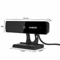 Kamera internetowa ze stopką Ausdom AW625 FullHD widok wymiarów
