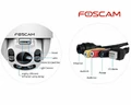 Kamera kopułowa IP Foscam FI9928P 1080P 2MP WiFi 60m widok opisu