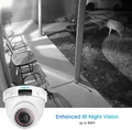 Kamera kopułowa IP Reolink RLC-420 5Mpx PoE widok podglądu w nocy