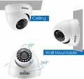 Kamera kopułowa monitoringu IP ZOSI ZM4182B FHD Biała widok regulacji