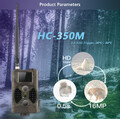 Kamera leśna GSM fotopułapka HC-300M widok parametrów