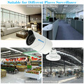 Kamera monitoring CCTV FULL HD IR IP66 Sony 2MPX KKmoon widok zastosowania