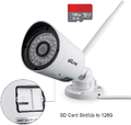 Kamera monitoring IP ZILNK 2MP 1080P 25 kl./s WLAN biały widok wejścia sd.