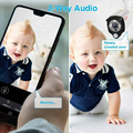 Kamera monitoringu bezprzewodowa IP Tonton PE3020-W 3MP UHD PIR widok audio.