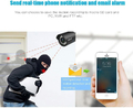 Kamera monitoringu IP ieGeek 2MP 1080P WiFi biała widok detekcji ruchu.