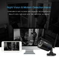 Kamera monitoringu IP ieGeek 2MP 1080P WiFi biała widok z telefonu.