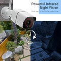 Kamera monitoringu IP Veroyi SK-28-UK IR Night Vision 1080P widok porównania w dzień a w nocy