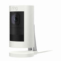 Kamera monitoringu Ring Stick Up Cam 1080P FHD LAN WiFi widok na podstawce.