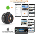 Kamera samochodowa ThiEYE Zero+ WiFi Full HD 1080p 170° widok aplikacji.