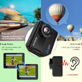 Kamera sportowa Andoer AN1 4K WiFi dotykowy widok z opisem