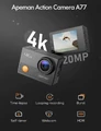 Kamera sportowa Apeman A77 4K 16MP WiFi widok cech