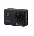 Kamera sportowa SJCAM SJ4000 WiFi czarna + monopod widok z lewej strony