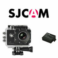 Kamera sportowa Sjcam SJ5000X Elite WiFi 4K ultra Hd widok z przodu w obudowie z baterią