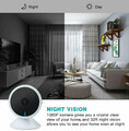 Kamera WLAN Panamalar Mini 8S Smart Home1080P WiFI Alexa widok nocnej wizji