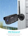 Kamera zewnętrzna Bosiwo 833 FHD 1080P WiFi Alexa widok wodoodporności.