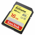 Karta Sd Sandisk extreme 16GB SDXC U3 90MB/s widok z prawej strony