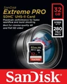 Karta Sd Sandisk extreme pro SDXC 64GB U3 4K 280MB/s widok w opakowaniu