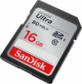 Karta SDHC SanDisk Ultra SDHC UHS-1 16GB 80mb/s widok z prawej strony