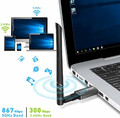 Karta sieciowa USB Aoyool 1200 Mbit/s 5,8G 2,4G Ethernet widok przepustowości