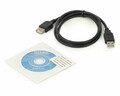 Karta TP-Link USB TL-WN321G 2,4GHz 54Mbit/s widok kabla i płyty