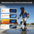 Kingsong KS-14D 420 Wh – monocykl elektryczny 14 cali z głośnikami, biały