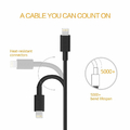 Kinps kabel lighting MFI 3M iPhone 7/6S widok ruchu