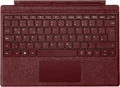 Klawiatura bezprzewodowa magnetyczna Microsoft Type Cover Surface Pro 4 3 QWERTZ czerwony widok z bliska.