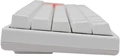 Klawiatura mechaniczna gamingowa Ducky White One2 Mini Red Silent Switch widok z boku.