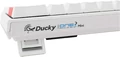 Klawiatura mechaniczna gamingowa Ducky White One2 Mini Red Silent Switch widok z tyłu.