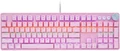 Klawiatura mechaniczna przewodowa gamingowa HUO JI BT-855 USB LED Red widok z lewej strony.