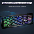 Klawiatura mechaniczna przewodowa KLIM Domination PC PS4 AZERTY widok przycisków.