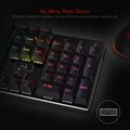 Klawiatura mechaniczna przewodowa Redragon K556 RGB QWERTY widok konstrukcji.