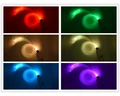 Kolorowe gwiaździste światła sufitowe DIY Idee DEA22346 LED 5W widok kolorystyki 