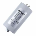 Kondensator rozruchowy Miflex MKSP-L17 130µF widok z przodu